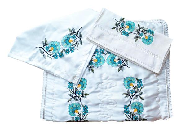 مجموعة حزم عبر الابره محفورة Lale Green