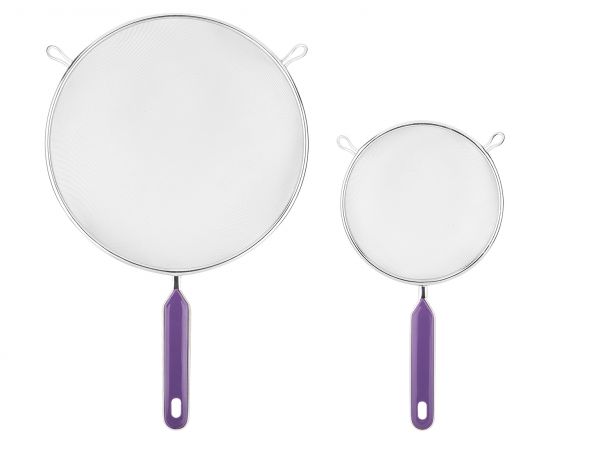 016-01-2LI PURPLE STAINLESS STEEL DRAIN SET 16-24.5CM