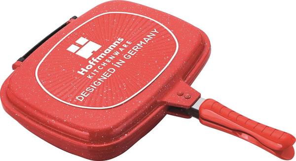 Hoffmanns Köşeli Çift Yönlü Tava Kırmızı