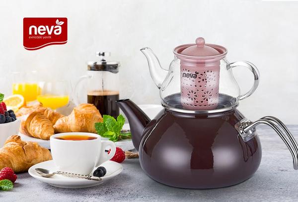 Neva Sweet Çaydanlık 2.6 Litre | İndüksiyon | Pembe | N2495