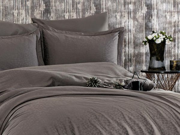 Çeyizdiyarı Galaxy Çift Kişilik Nevresim Takımı Antrasit Gri