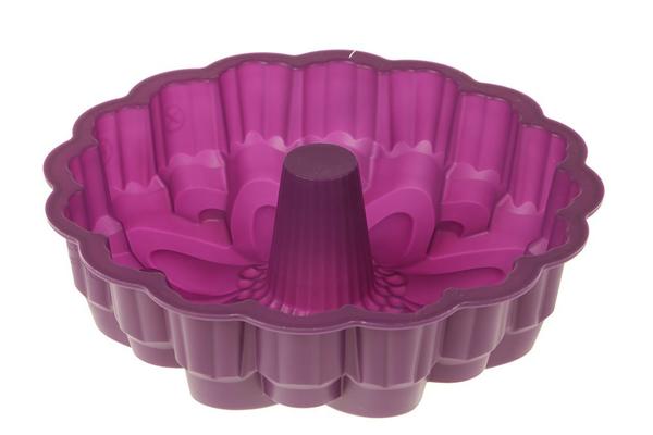 Paci Kek Pasta Kalıbı Çiçek Form Mor | PAC-600112-Lila