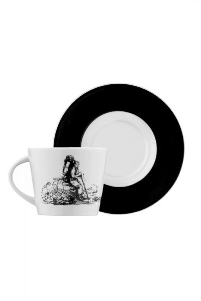 Kütahya Porselen Centilmen Serisi Kahve Fincan Takımı Dağcı