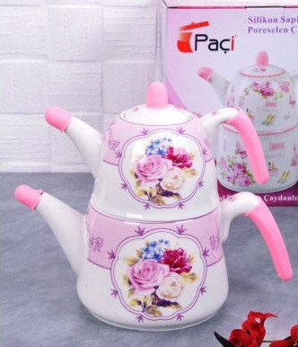 Paci Joesy Porselen Çaydanlık 2.7 Litre | Pembe