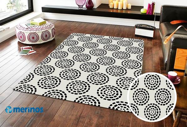 Merinos Sky Desenli Halı | Krem | 21789-60-Cream