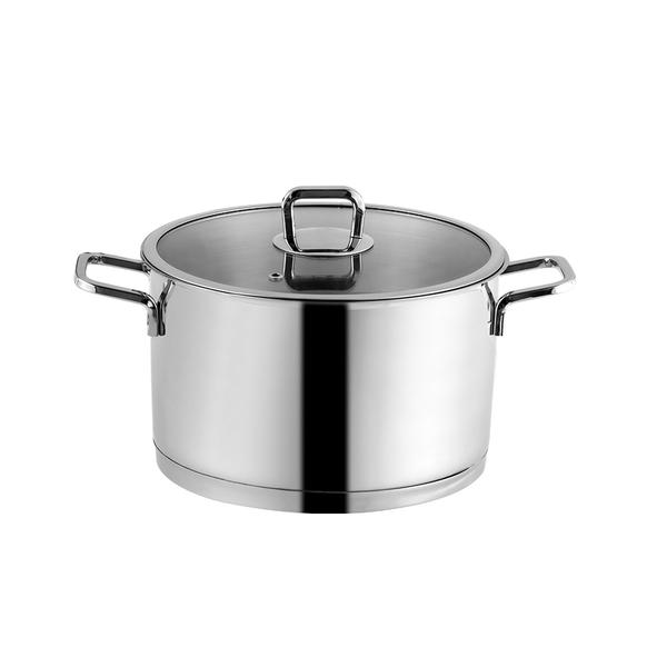 Nehir | Silver Trend 8 Parça Çelik Tencere Seti