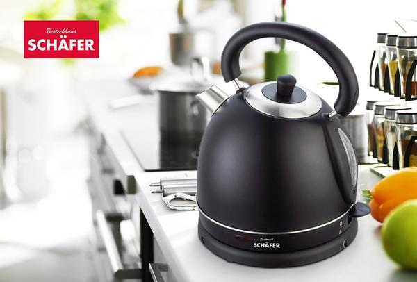 Schäfer Cooper 1,8 lt. 1800 Watt Kettle / Su Isıtıcı - Siyah