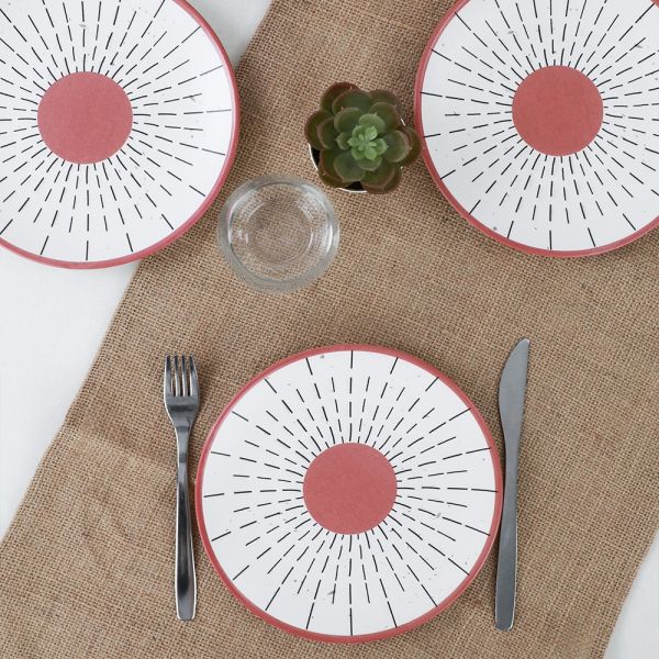 Boom Pasta Tabağı 20 Cm 6 Adet - 20266 | Keramika