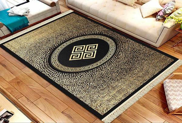 Roland tapis lavable lot de 5 | Couleur or | roland-3328-or