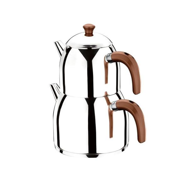 Taç Optimal Orta Boy Çaydanlık | Bakır | Paslanmaz Çelik | TAC-5862