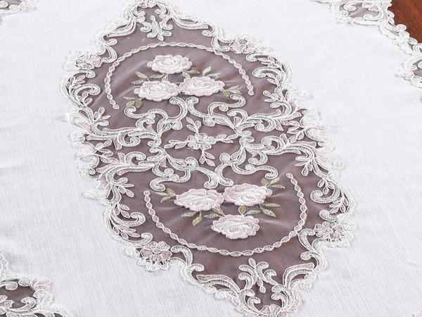 Bella Oval Runner Ekru Pudra