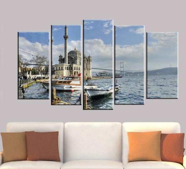 Dekonaz 5 Parça Tablo | Ortaköy Camii | b-4117