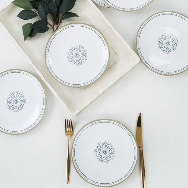 Dream Line Pasta Tabağı 20 Cm 6 Adet - 19876 | Keramika