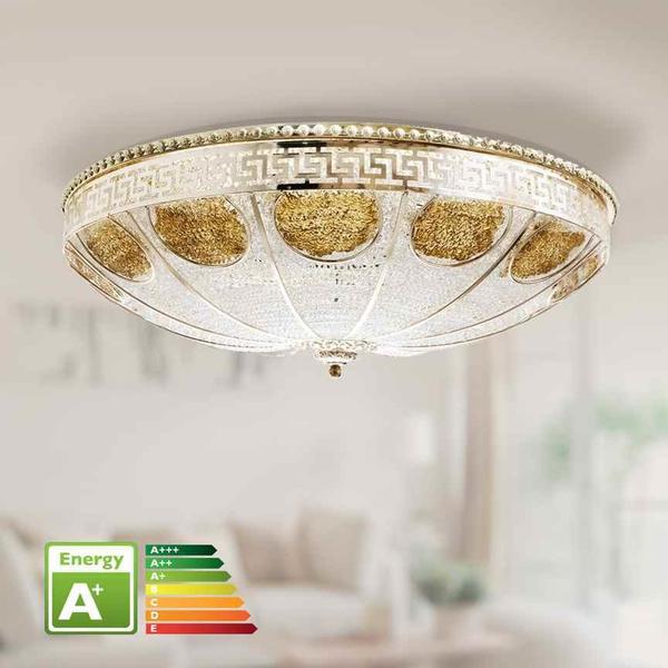 Bavary 58 cm Led Plafonyer Avize | Altın | 2015-44-A58G-gold