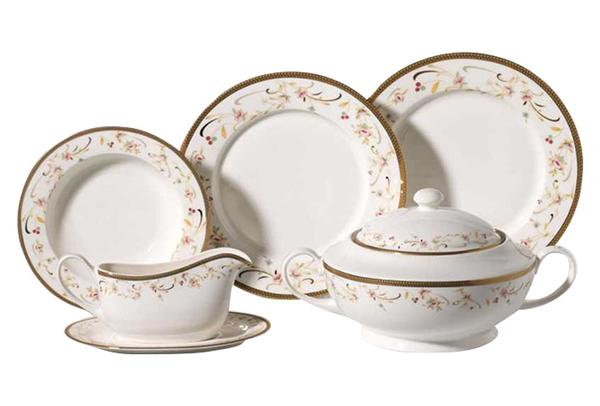 Korkmaz Elite Collection Yemek Takımı | 80 Parça | 12 Kişilik | Yuvarlak | A8157