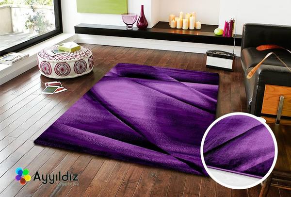 Ayyıldız Miami Halı 100% PP Heatset 12mm 2300gr | Lila | 6590Lila