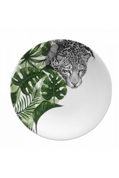 Kütahya Porselen Doğadakiler 27 cm Servis Tabağı Leopar