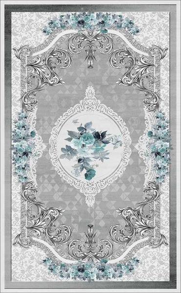 Dinarsu Sunshine Paradise Yıkanabilen Halı Ice Mavi