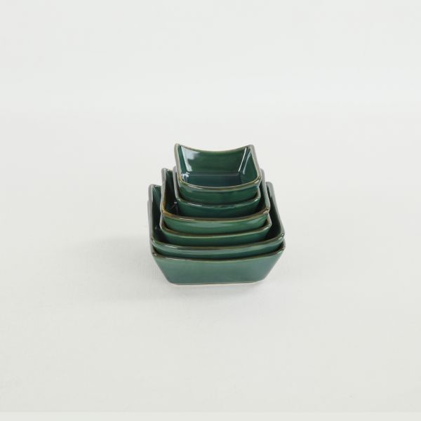 Zümrüt Sandal Snack / Bol à Sauce 8/10/12 Cm 6 Pièces | céramique