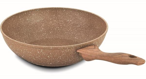 Korkmaz Browni 28 cm Granit Wok Tava | A1668