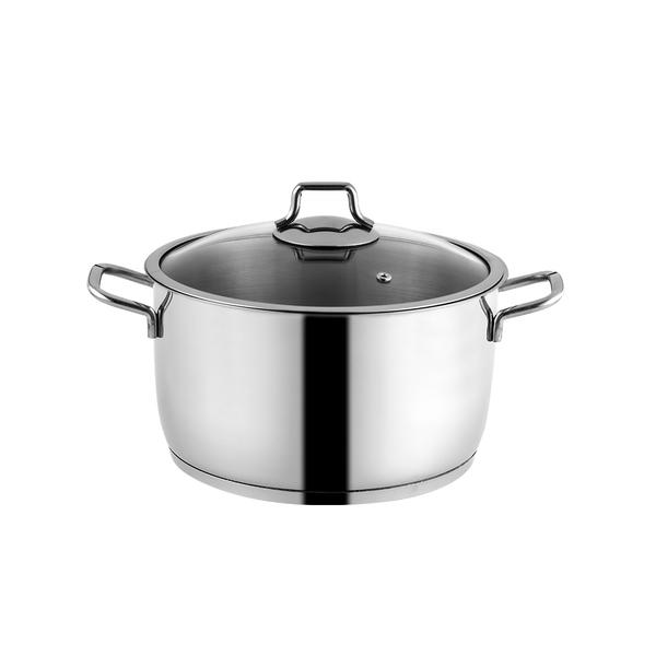 Batterie de cuisine en acier Silver Classic 8 pièces