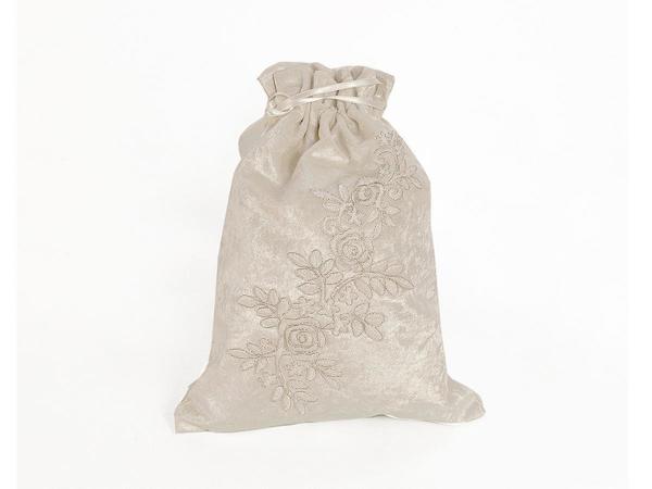 فيلفيت لوكس Dowry Slipper Pouch كريم