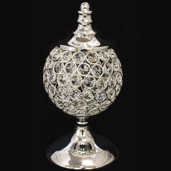 Dekonaz Kristal Şekerlik | Gümüş