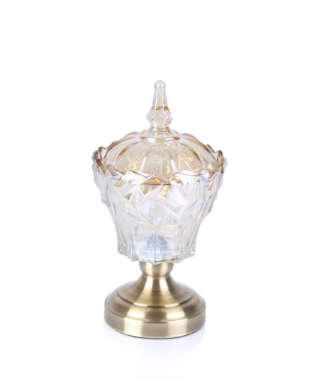 Cam Dekoratif Süs Eşyasi 13X13X24 Cm