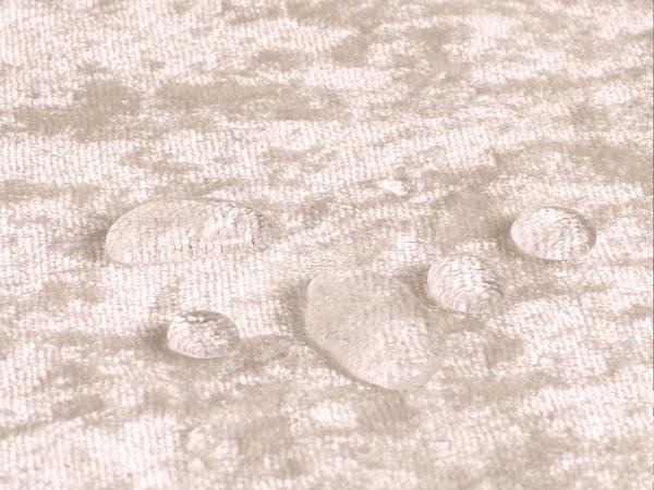 Fransız Güpürlü Angelina Kadife Su Geçirmez Masa Örtüsü Krem