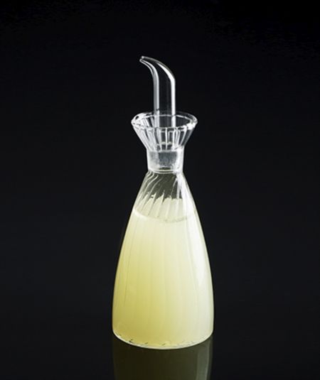 Acar | Pita Yatay Çizgili Cam Yağdanlık 500 ml