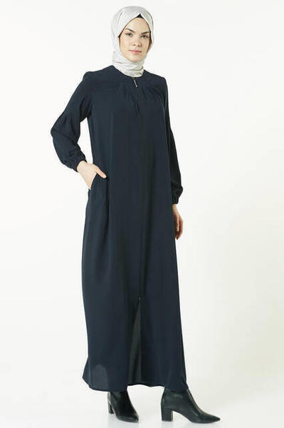 İsra 5017 Yarım Robalı Ferace Lacivert