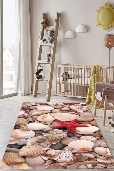 Birkilim Yıkanabilir Dekoratif Halı İpeksi Kaymaz Taban | MLN-IP-HP-770