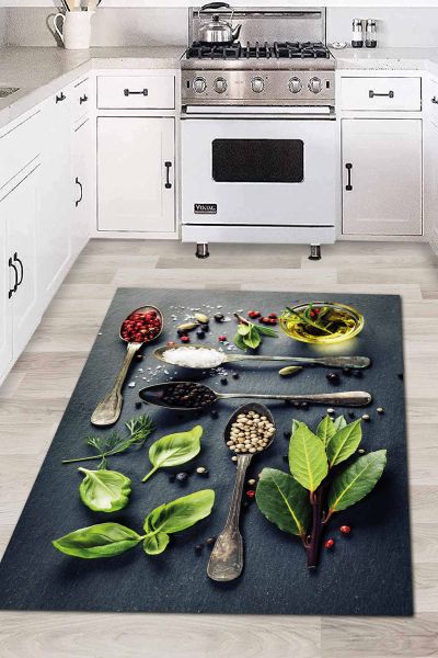 Birkilim Yıkanabilir İpeksi Kaymaz Taban Mutfak Halısı | MLN-IP-HY-846
