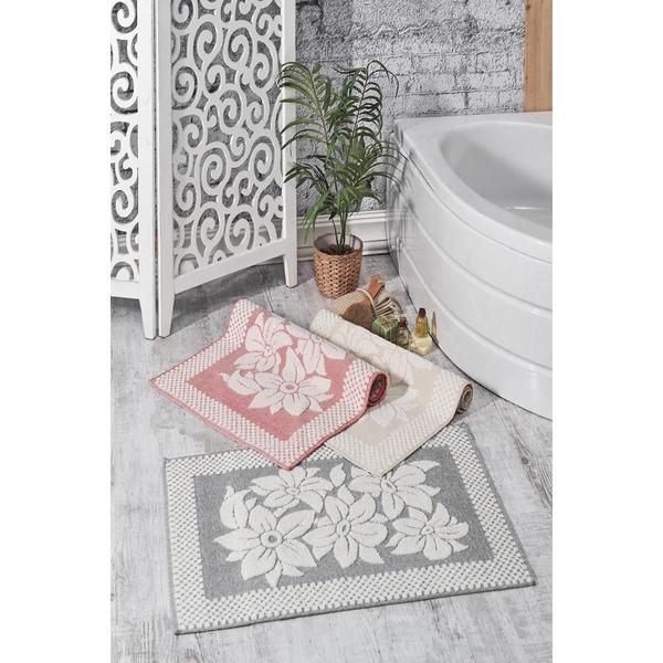 Forev 3 Stück Fuß Handtuch Puder Grau Beige