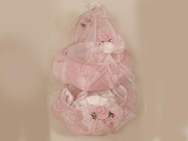 Kavuk Luxury Flower Henna Basket Pink