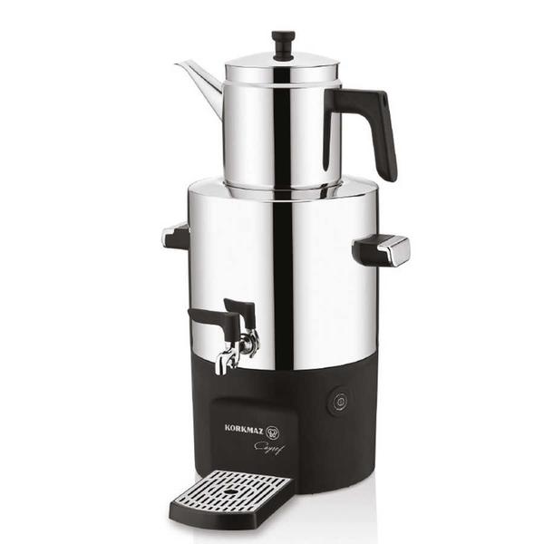 Korkmaz Çayşef Semaver | Inox/Parlak | A841-01