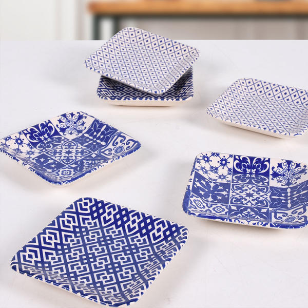 سناك / صوص بلو بلازا 11 سم 6 قطع - 17925-26-28 | كيراميكا