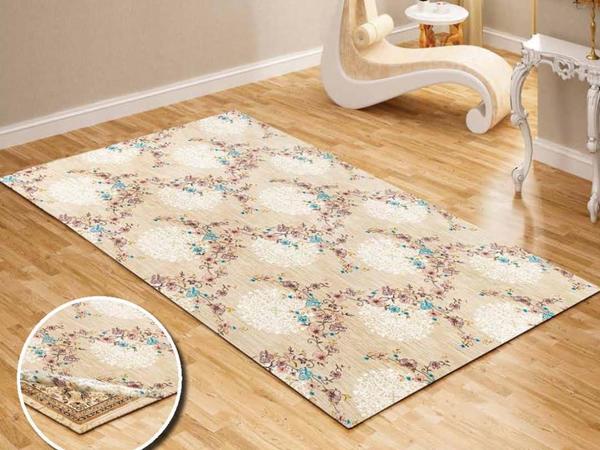 Lastikli Halı Örtüsü Flowers 6 m2