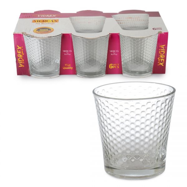 AQUA-220 / A FLORYA GLASS 6LI WATER CUP | IPEK-11107