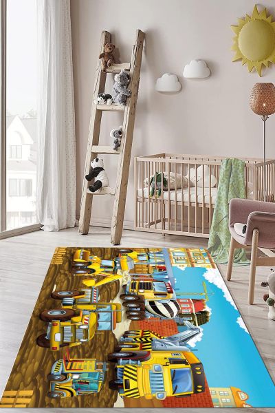 Birkilim Yıkanabilir Dekoratif Halı İpeksi Kaymaz Taban | MLN-IP-HP-698