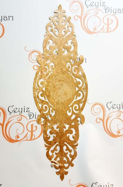 Roseart Kadife Runner Bej