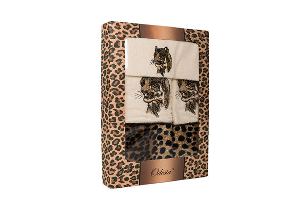 Dekonaz Üçlü Havlu Seti | İşlemeli | %100 Pamuk | By-towel