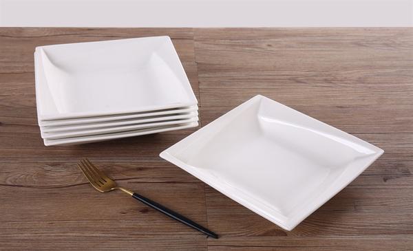 Bayev-Melany 21 cm 6lı Porselen Yemek Tabağı 800244