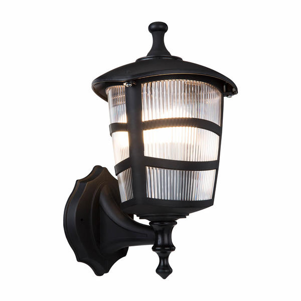 Optische Dreieck-Wandleuchte Schwarz