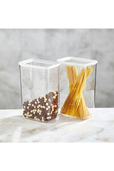 Vip Ahmet Dikdörtgen Şeffaf Saklama Kabı 2li Set | 2x2900ml | VIPAHMET-VP-101