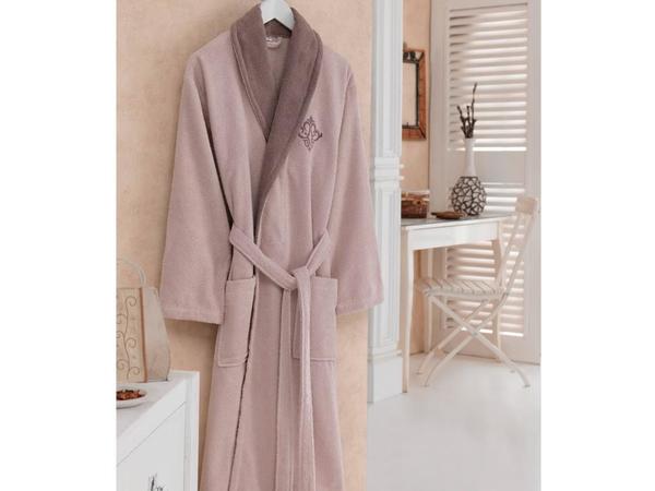 Cotton Box Daily Curly Peignoir Simple Brodé Soil Brown