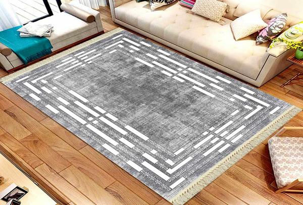 Roland 5'li Yıkanabilir Halı Seti | Gri | roland-3195-grey