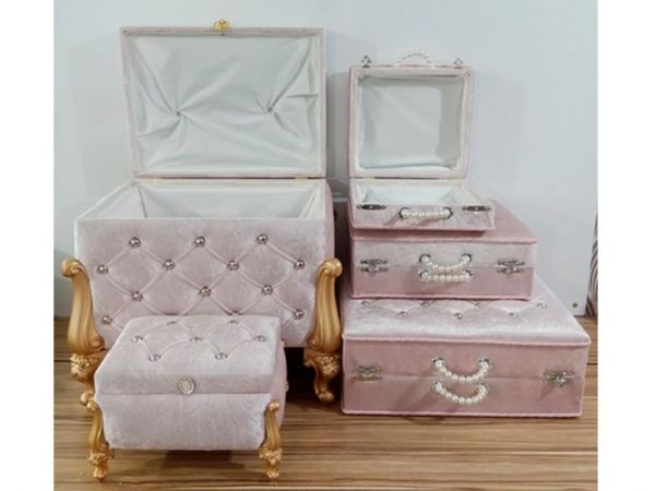 Avangarde 5 Li Çeyiz Sandık Takımı Pudra