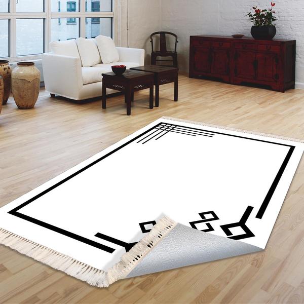 Milano Yıkanabilir Dekoratif Halı Kaymaz Taban | 8mm | MLN-DOT-HT854