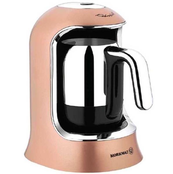 Korkmaz Kahvekolik Otomatik Kahve Makinesi | Rosagold/Krom | A860-06